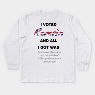 Brexit 2 Kids Long Sleeve T-Shirt